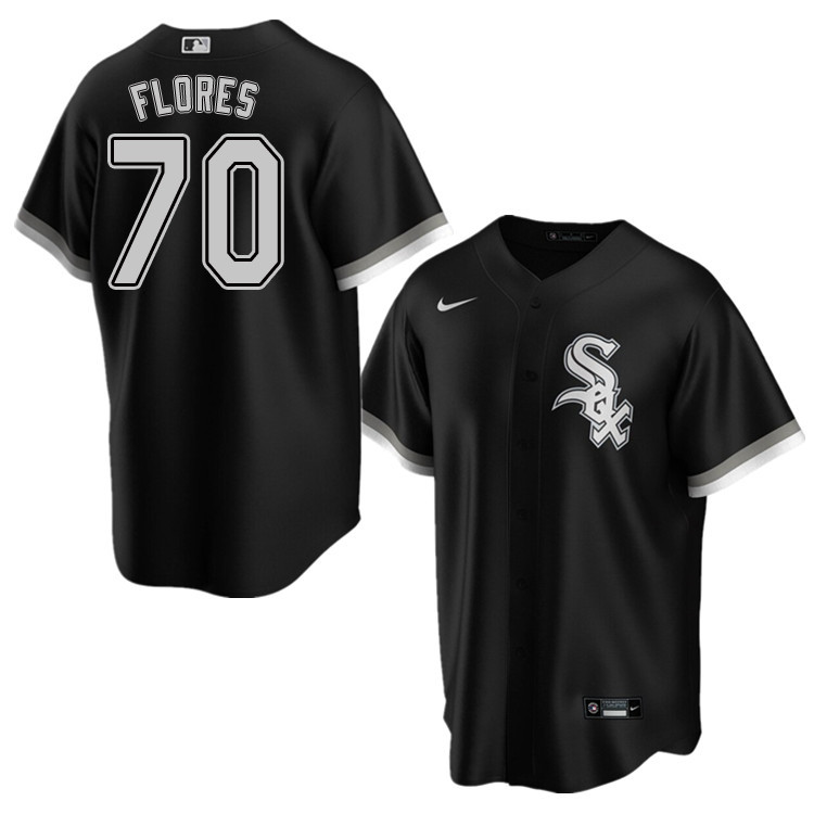 Nike Men #70 Bernardo Flores Chicago White Sox Baseball Jerseys Sale-Black